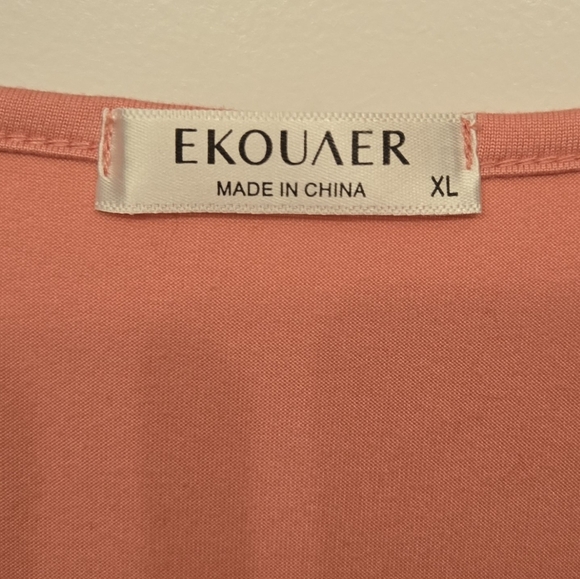 Pink Maternity Nursing Nightgown XL - Picture 3 of 4